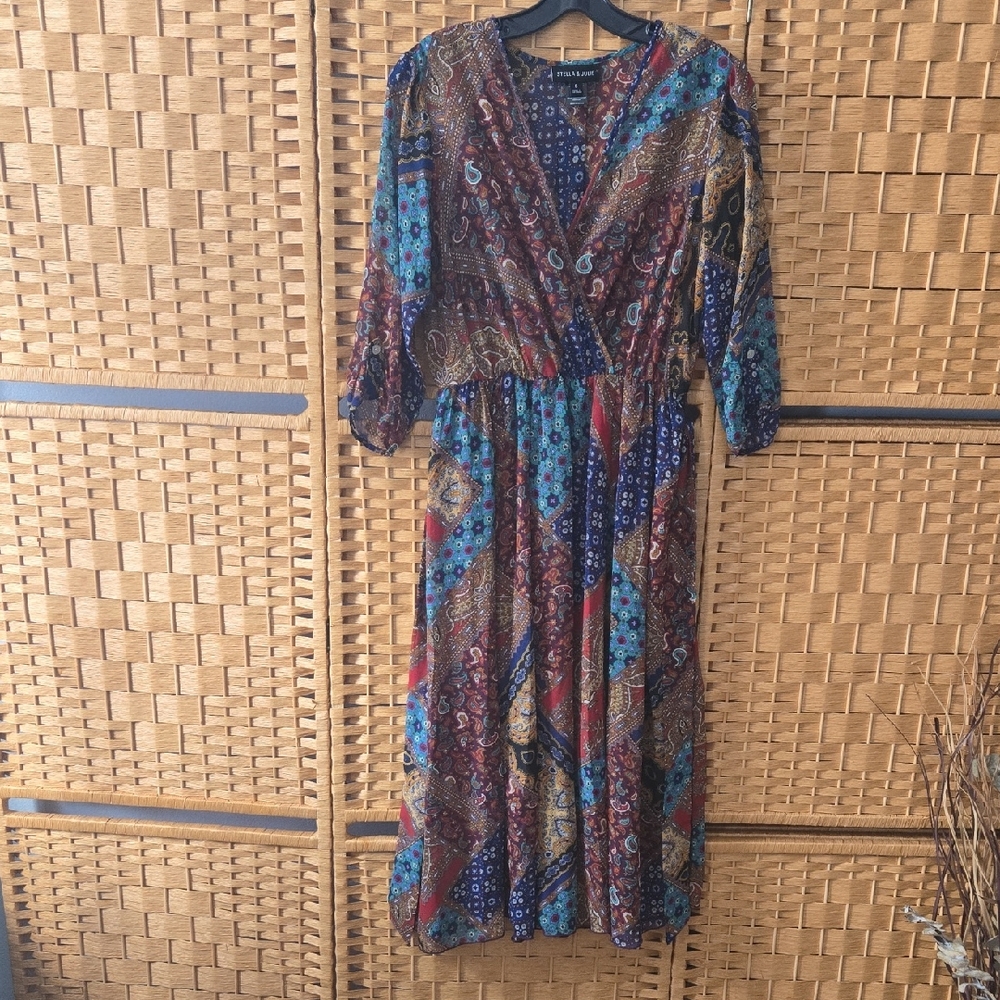 Vintage-Inspired Multicolor Maxi Dress by J.Jill